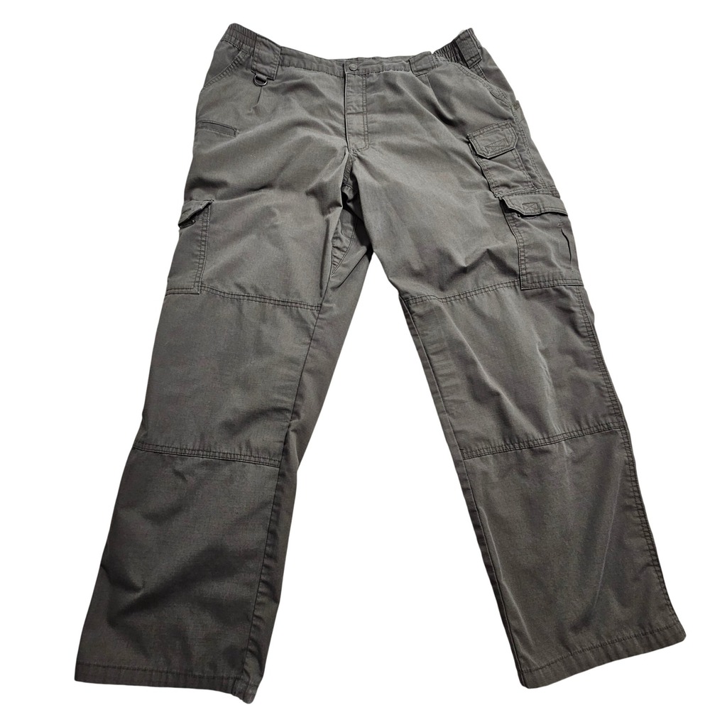 5.11 Tactical Series Cargo Pants Mens 42x32 Olive Green Ripstop Utility 74273 *